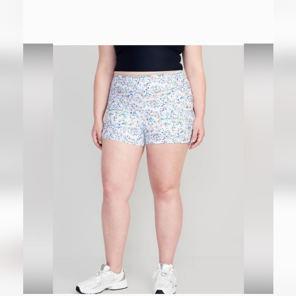 Old Navy Spotted Biker Shorts 2xl